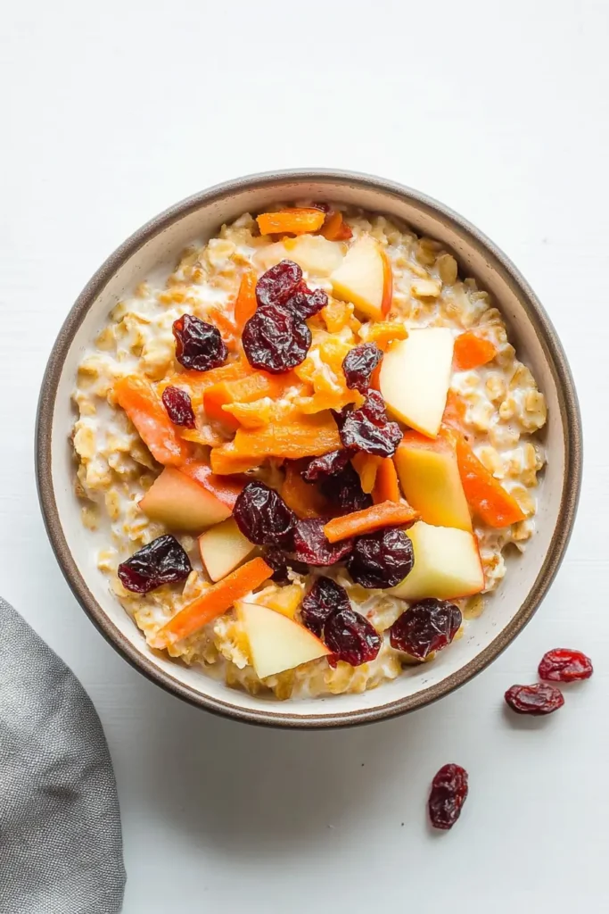 Oatmeal Apple And Carrots